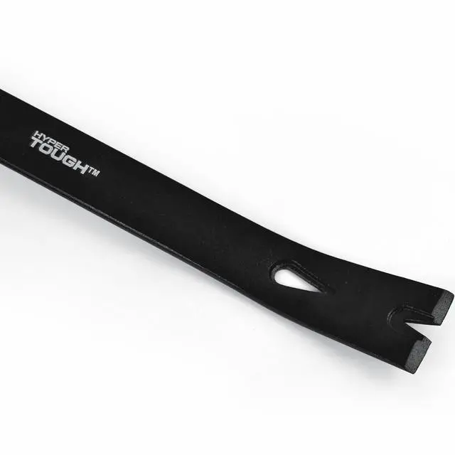 Alt view image 3 of 6 - Hyper Tough 15-Inch Utility Pry Bar, Nail Puller & Crowbar, Drop Forged Heat-Treated Carbon Steel