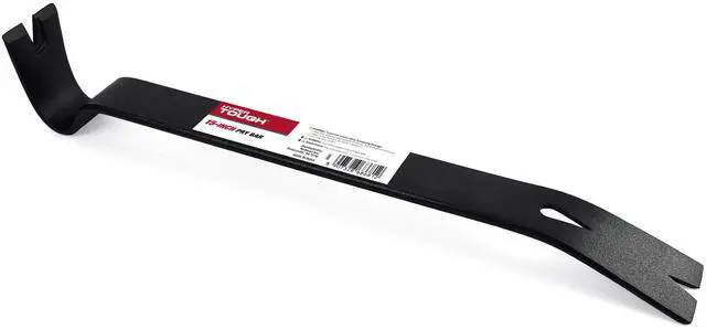 Main image of Hyper Tough 15-Inch Utility Pry Bar, Nail Puller & Crowbar, Drop Forged Heat-Treated Carbon Steel
