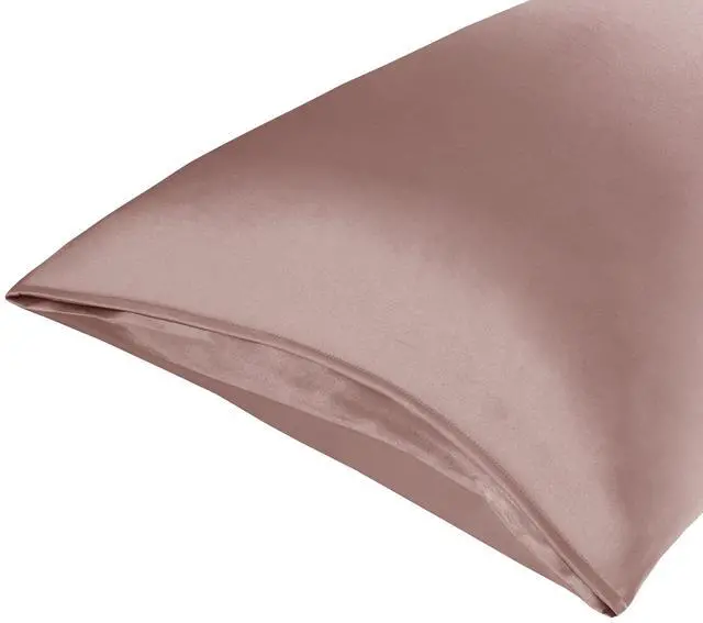 Alt view image 3 of 7 - Mainstays Satin Pillowcase Standard Blush Pink Frizz Control & Cooling Comfort 1 Pack