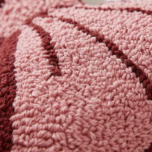 Alt view image 6 of 6 - Mainstays 16 in x 13 in Pink Bow Decorative Throw Pillow