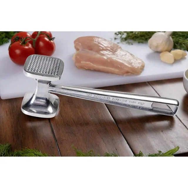 Alt view image 2 of 5 - Mainstays Meat Tenderizer,Aluminium Heavy Duty Mallet Kitchen Tool for Chicken Pounder, Steak Pork