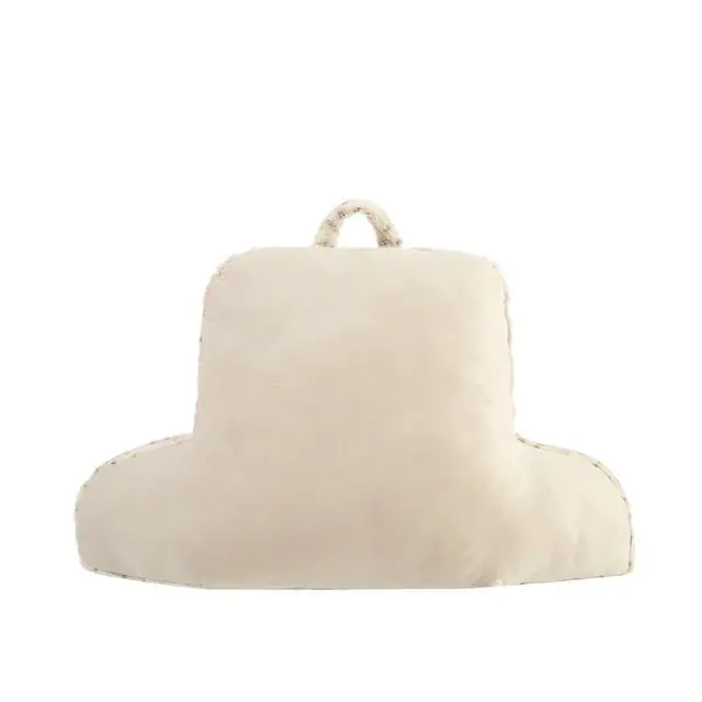 Alt view image 3 of 4 - Mainstays Faux Fur Backrest Pillow for Adults, 23"x 30" Snow Leopard