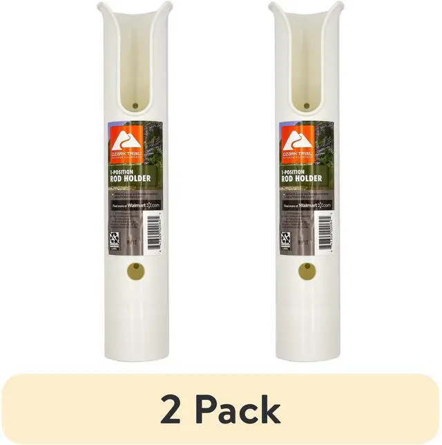 Main image of (2 pack) Ozark Trail Side Mount Plastic Marine Fishing Rod Holder