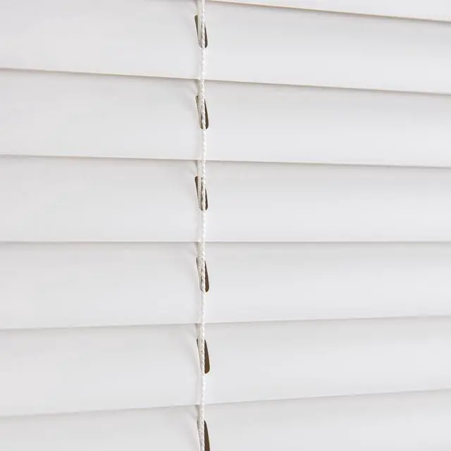 Alt view image 6 of 7 - Mainstays 1" Cordless Vinyl Light Filtering Mini Blinds, White, 29" W x 64" L