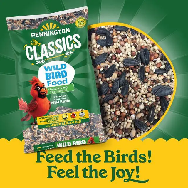 Alt view image 5 of 6 - Pennington Classic Wild Bird Feed and Seed, 40 lb. Bag, 1 Pack