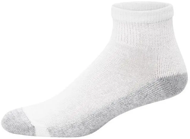 Alt view image 2 of 6 - Hanes Men's Double Tough Durability Ankle Socks, Big & Tall, 12-Pack, Size 12-14
