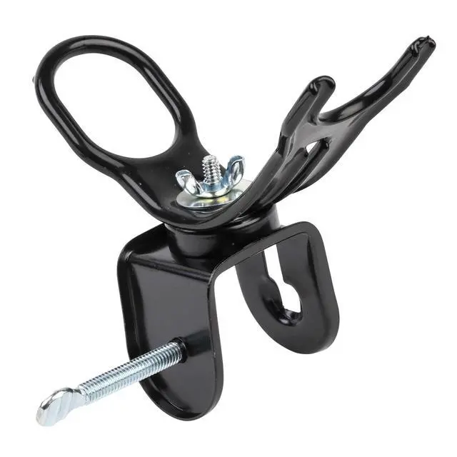 Alt view image 6 of 7 - (2 pack) Ozark Trail Adjustable Clamp-On Fishing Rod Holder with Rubber-Coated Clamp for Flat Mounting Surfaces
