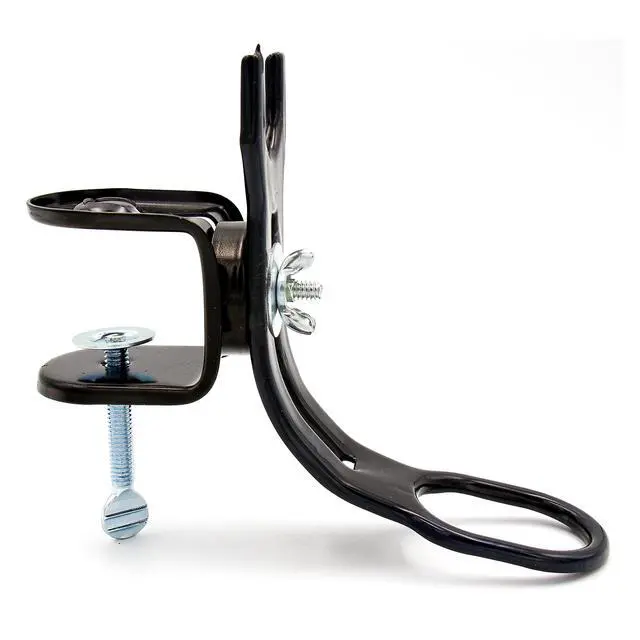 Alt view image 7 of 7 - (2 pack) Ozark Trail Adjustable Clamp-On Fishing Rod Holder with Rubber-Coated Clamp for Flat Mounting Surfaces