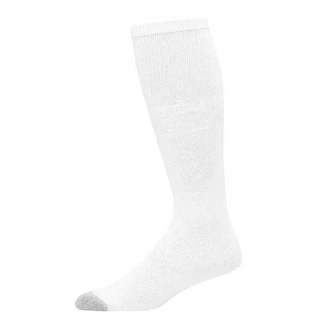 Alt view image 2 of 6 - Hanes Men's Double Tough Durability Over-the-Calf Socks, 12-Pack, Size 6-12