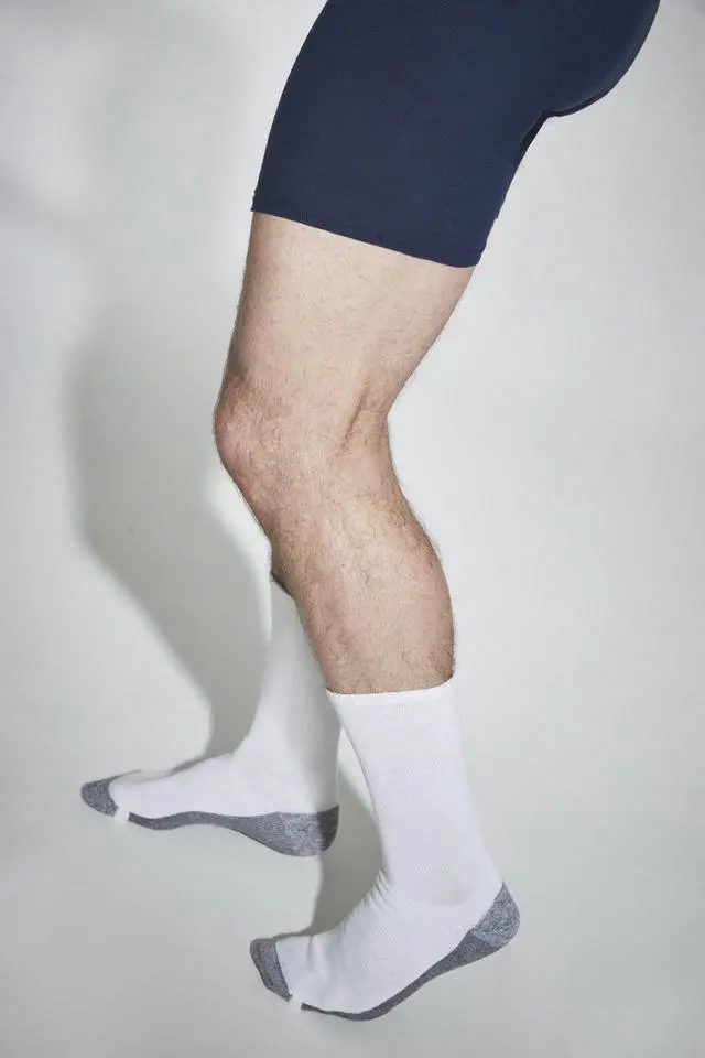 Alt view image 4 of 6 - Hanes Men's Double Tough Durability Over-the-Calf Socks, 12-Pack, Size 6-12