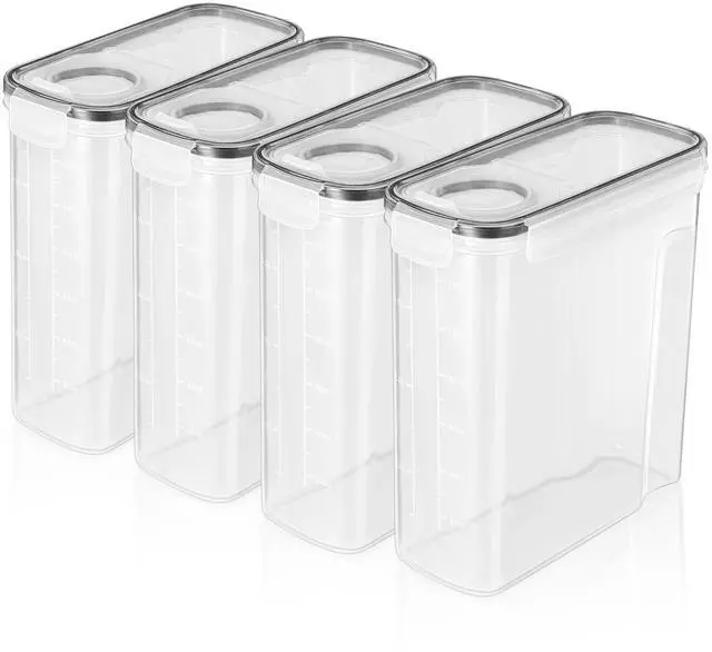 Main image of Sorbus 4-Pack Food Storage Dispenser Containers Airtight, BPA-Free For Pantry, Cereal, Pasta, Dry Food
