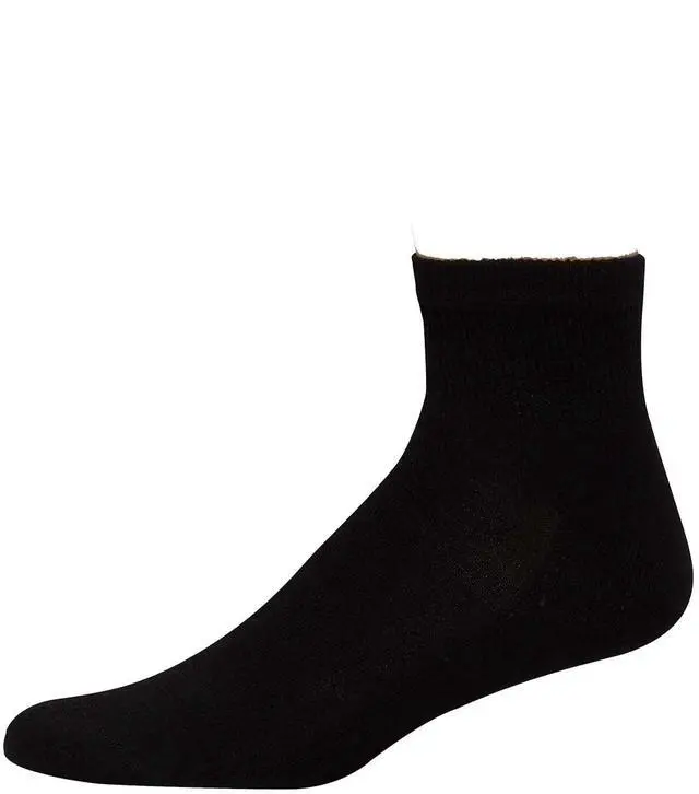 Alt view image 6 of 7 - Hanes Men's Double Tough Durability Ankle Socks, Big & Tall, 12-Pack, Size 12-14