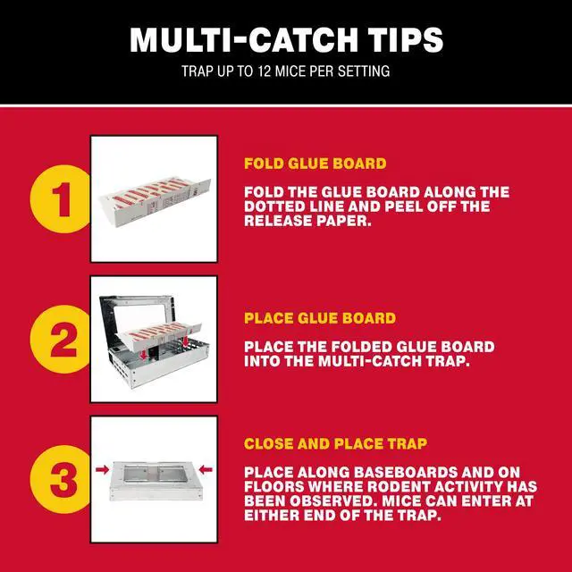 Alt view image 5 of 6 - Catchmaster Reusable Solid Pro Series Multi-Catch Mouse Trap - Free Glue Board Included