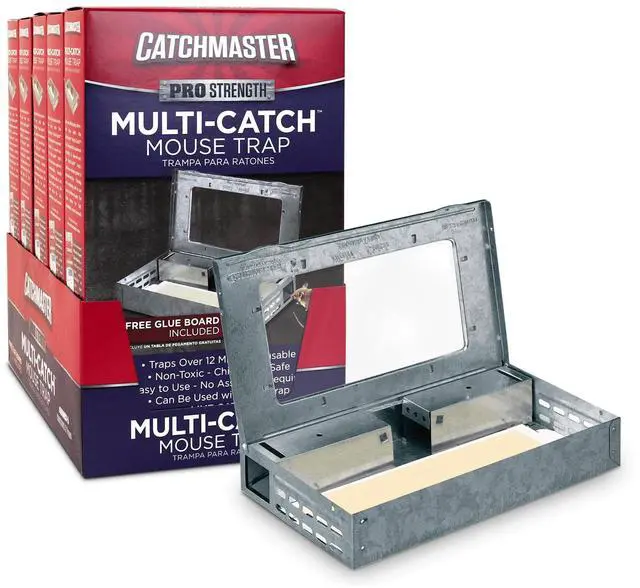 Main image of Catchmaster Reusable Solid Pro Series Multi-Catch Mouse Trap - Free Glue Board Included
