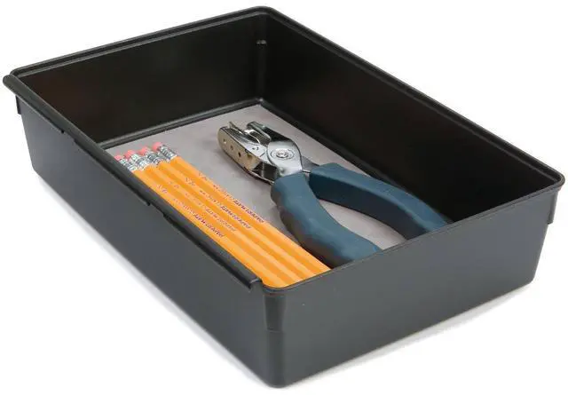 Alt view image 2 of 2 - Rubbermaid, Drawer Organizer, Gray, 6" x 9"