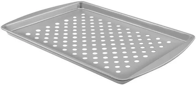 Alt view image 2 of 6 - (4 pack) Expert Grill 13.2" x 9.2" Steel Barbecue Grill Tray For Outdoor Grills