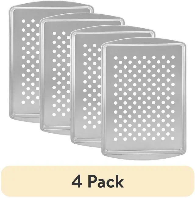 Main image of (4 pack) Expert Grill 13.2" x 9.2" Steel Barbecue Grill Tray For Outdoor Grills