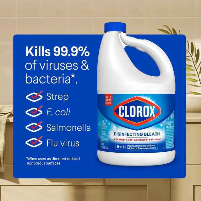 Alt view image 4 of 6 - (2 pack) Clorox Disinfecting Liquid Bleach Cleaner, Regular Scent, 121 fl oz