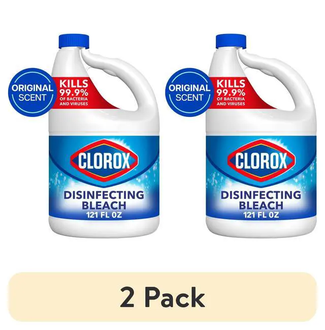 Alt view image 2 of 6 - (2 pack) Clorox Disinfecting Liquid Bleach Cleaner, Regular Scent, 121 fl oz