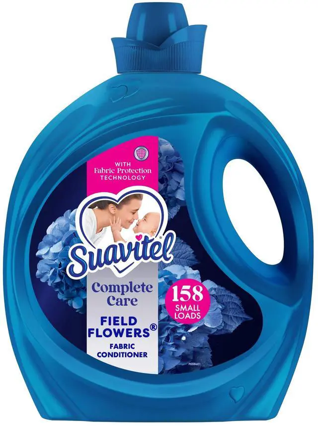 Main image of Suavitel Complete Liquid Fabric Softener, Fabric Conditioner, Field Flowers Scent, 158 fl oz Bottle