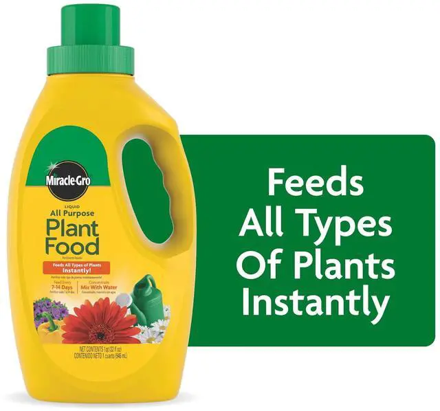Main image of Miracle-Gro Liquid All Purpose Plant Food, Concentrate, For All Plant Types, 32 oz.