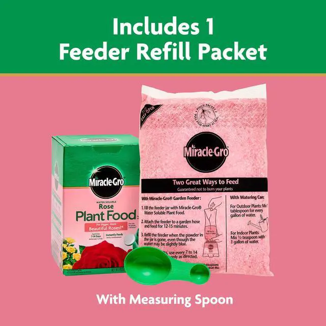 Alt view image 2 of 7 - Miracle-Gro Water Soluble Rose Plant Food, 1.5 lbs., Feeds Instantly