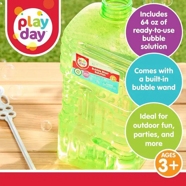 Alt view image 4 of 5 - Play Day Bubble Blast Solution, 64 fl oz