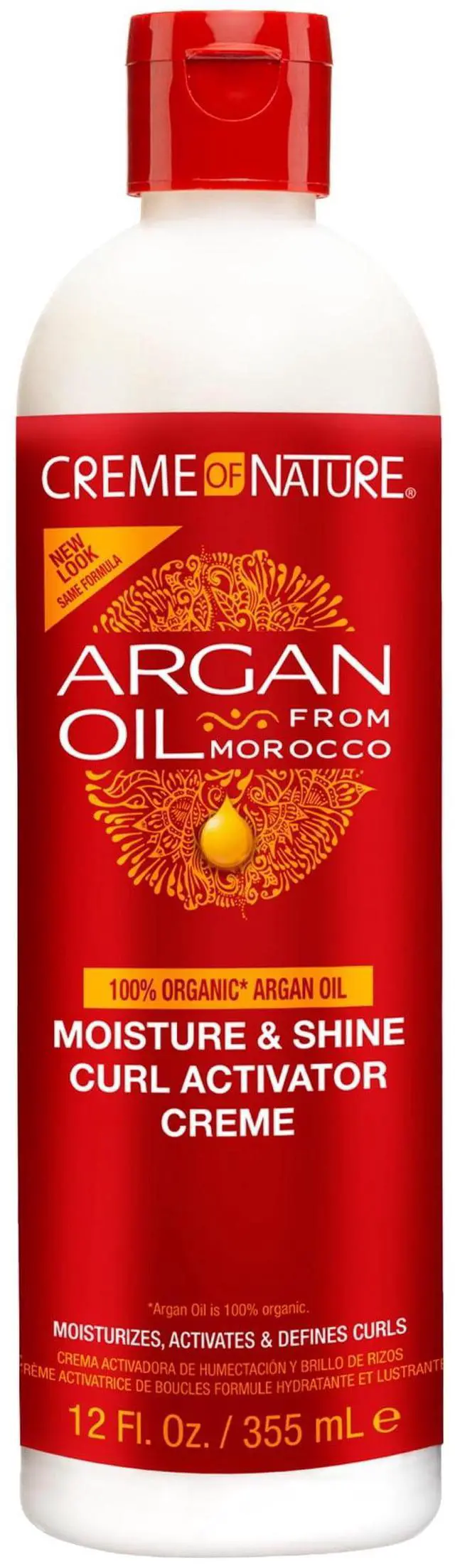 Main image of Creme of Nature Argan Oil Moisturizing Curl Activator Creme, 12 fl oz