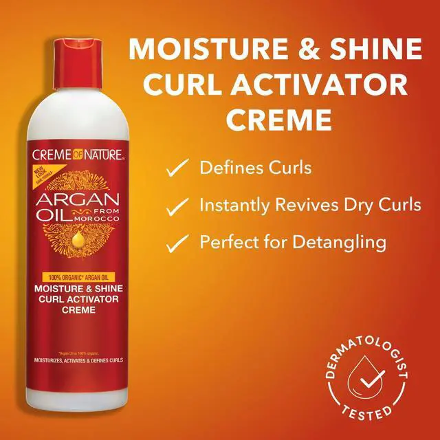 Alt view image 7 of 7 - Creme of Nature Argan Oil Moisturizing Curl Activator Creme, 12 fl oz