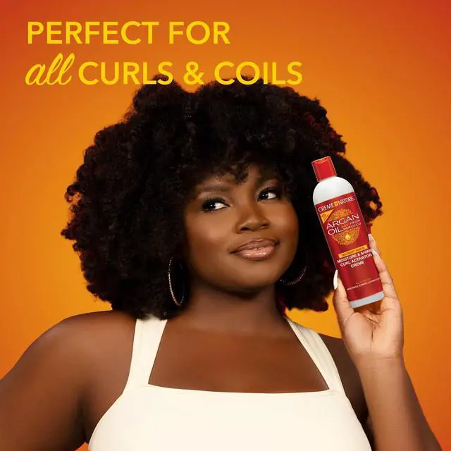 Alt view image 2 of 7 - Creme of Nature Argan Oil Moisturizing Curl Activator Creme, 12 fl oz