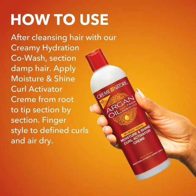 Alt view image 6 of 7 - Creme of Nature Argan Oil Moisturizing Curl Activator Creme, 12 fl oz