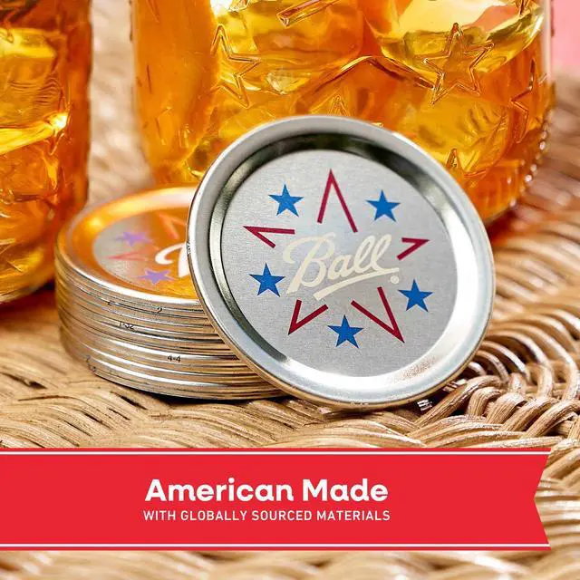 Alt view image 2 of 7 - Ball Limited Edition Americana Mason Jar Lids, Regular Mouth Lids for Mason Jars, 12 Pack