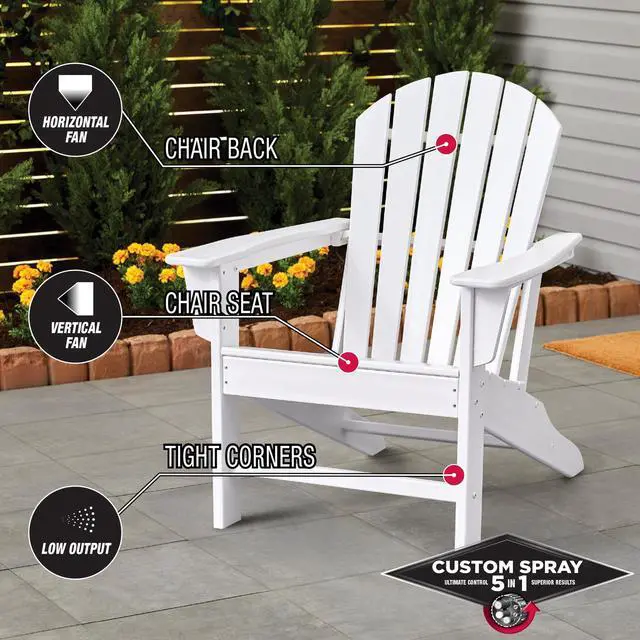 Alt view image 2 of 6 - White, Rust-Oleum Stops Rust Custom Sprays 5 in 1 Semi-Gloss Spray Paint-376910, 12 oz