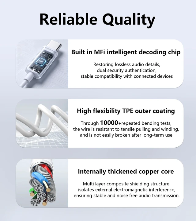 Alt view image 2 of 7 - 2 Pack-USB C Headphones for iPhone 17/16/15 Earbuds Wired Earphones with Mic & Remote Control Noise Cancelling for iPhone 15, iPad Pro, Galaxy S23/S22/S21/S20/Ultra Note 10/20, Pixel 7/6/6a/5/4
