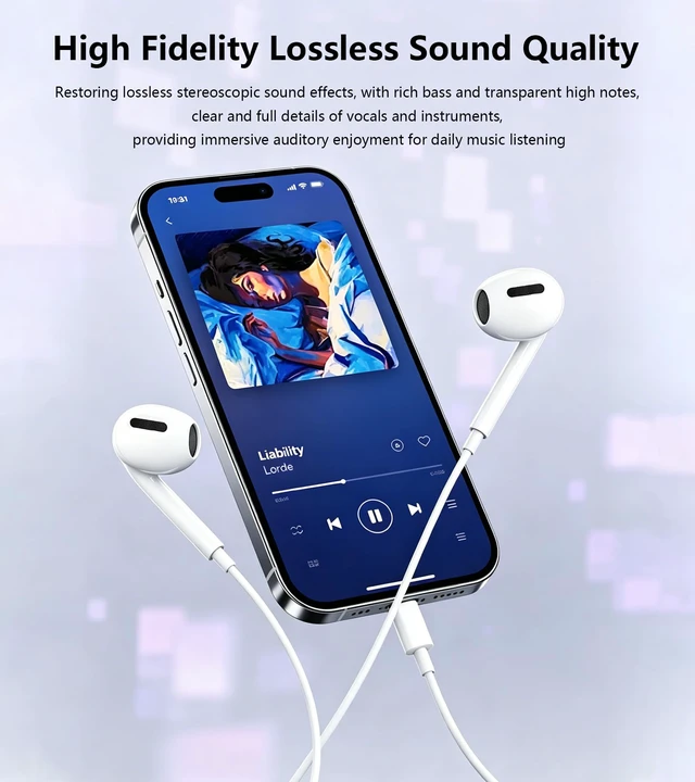 Alt view image 5 of 7 - 2 Pack-USB C Headphones for iPhone 17/16/15 Earbuds Wired Earphones with Mic & Remote Control Noise Cancelling for iPhone 15, iPad Pro, Galaxy S23/S22/S21/S20/Ultra Note 10/20, Pixel 7/6/6a/5/4