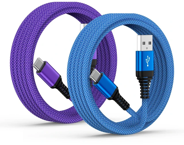 Main image of USB to USB C Cable 10FT iPhone 17 Charger Fast Charging Cords for iPhone 17e 17 Pro Max Air 16 Pro Max 16e 16 Pro Plus 15 Charger Cord, 2Pack 3.1A Type C to C iPhone 16e Charging Cord Phone Power Cord