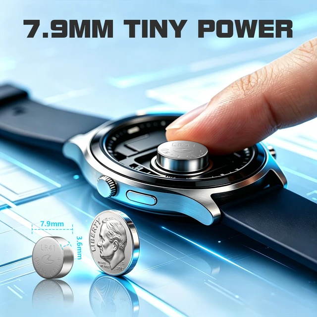 Alt view image 2 of 6 - Fuspower LR41 Watch Battery 1.5v: 392 192 384 Alkaline Button Coin Cell 20 Pack - AG3 Batteries for Thermometer Laser Pointer - Father's Day Glucometer Graduation Calculator Summer Road Trip Key Fobs