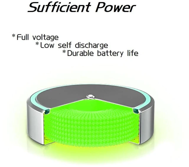 Alt view image 3 of 6 - jixik 10pcs AG10 Button Cell Batteries LR1130 Button Cell Battery 1.5V 1130 Battery Button Cell 389 SR54 189 SR1130 LR54 Batteries