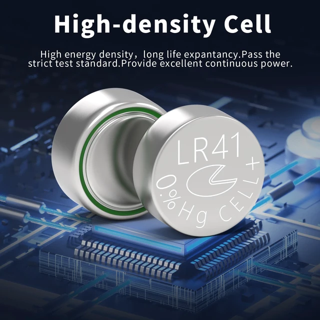 Alt view image 6 of 7 - PKCELL 10 Pack LR41 Button Batteries AG3 LR41 Battery | 1.5V 392 384 Button Cell Batteries for Thermometer, Watch