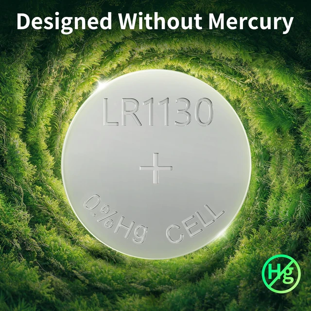 Alt view image 7 of 7 - UEVITO LR1130 Batteries 25-Pack AG10 389 390 LR54 Button Cell Battery | 1.5V Alkaline Button Batteries for Watches, Calculators, Lasers, mini lights, toys