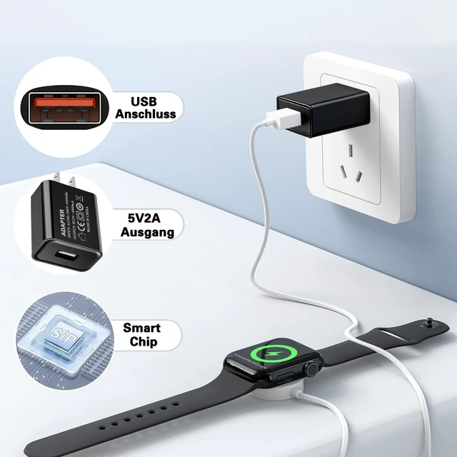 Alt view image 4 of 7 - 5V 2A USB Wall Charger 10W Power Adapter 5 Volt 2amp USB Brick Charging Block USB A Cube Plug for Wall Outlet 5V2A Power Head for Small Appliances Table Lamps/Kids Electric Toys/Watch/Phone/USB Fan