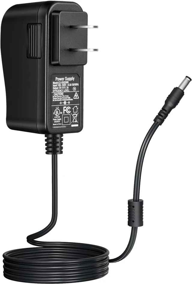 Main image of telehybrid Power Adapter Supply for Yealink Voip Phone T54w T54S T52S T56A T57W T58A T58V T46U T46S T46G T48U T48G T48S T29G MP56 MP58, 5V 2A Replacement for PS5V2000US
