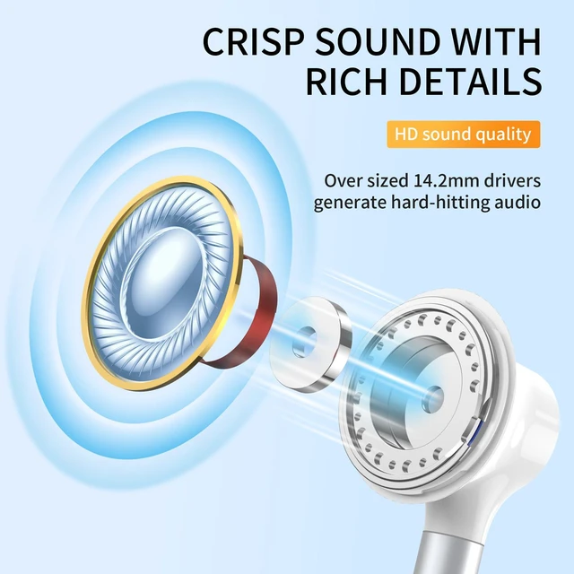Alt view image 4 of 7 - BENEWY Wired Earbuds 3.5mm Magnetic Earphones with Microphone Headphones | Noise lsolating, Clear Stereo, Ergonomic Design for iPhone, iPad,Smartphone, MP3 Players, Laptops and Other Audio Devices