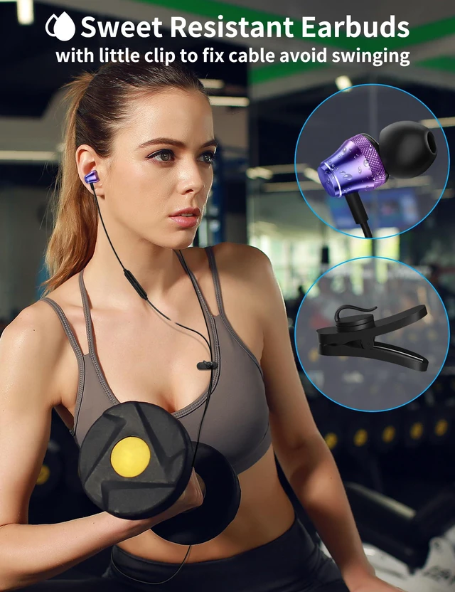 Alt view image 3 of 7 - Wired Earbuds for Chromebook Laptop PC,3.5mm in Ear Headphones for Kindle | Fire HD 10,8,8 Plus,7 Tablet,Noise Cancelling Ear Buds Plug in Audio Jack Mic Volume Control for Samsung A15 A14 for Moto G