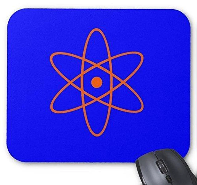 Main image of Blue and orange nuclear symbol mouse pad