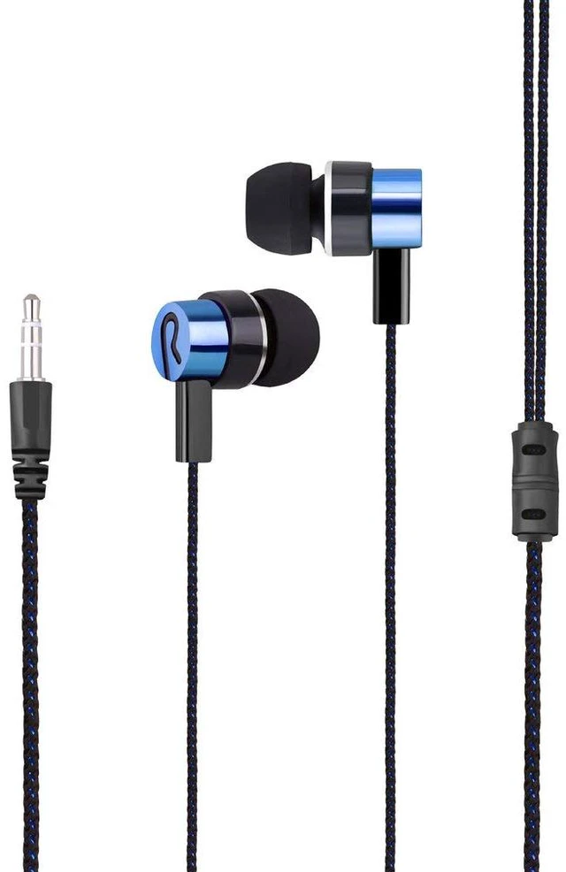 Alt view image 2 of 7 - CCeCCe 4 Pack Wired Earbuds 3.5MM 3 Pole Stereo Earphone in-Ear Headphone Without MIC 1Meter Braided Cord Headset for MP3 Cassette Recorder CD Player Music Phone Computer Laptop PC Tablet