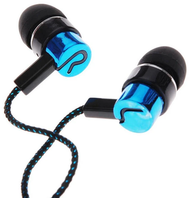 Alt view image 6 of 7 - CCeCCe 4 Pack Wired Earbuds 3.5MM 3 Pole Stereo Earphone in-Ear Headphone Without MIC 1Meter Braided Cord Headset for MP3 Cassette Recorder CD Player Music Phone Computer Laptop PC Tablet