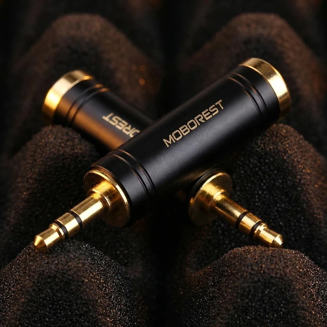 Alt view image 5 of 7 - MOBOREST 3.5mm to 1/4" Jack Adapter Headphone adapte, Pure Copper, Black 2P | 1/8 to 1/4 Aux Converter, Solid Brass 6.35mm Headset Adapter for Guitar Amp, Mixer, Studio, Home Theater & Live Stage Use