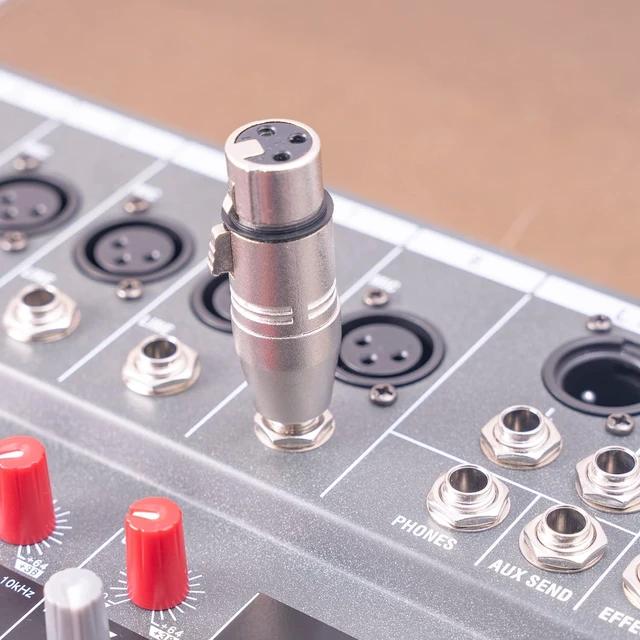 Alt view image 6 of 7 - 1/4 to XLR Adapter 4 Pack, 1/4" TRS to XLR (2 Pair), 2pcs Male to Male and 2pcs Male to Female, Balanced Quarter Inch 6.35mm Male to XLRMale/Female Adapters for Mixers, Microphones, Amplifiers