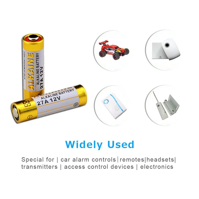 Alt view image 6 of 7 - LiCB A27 27A 12V Alkaline Battery (5-Pack)
